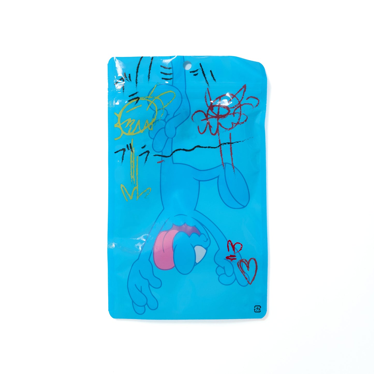 Mr.Shirai "ぶら下がり" Key Holder / Blue