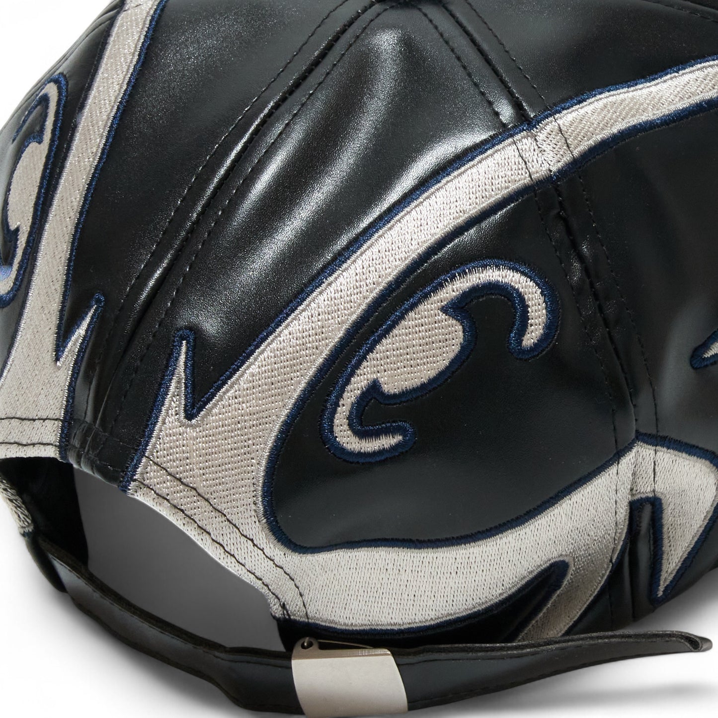 eNrOll Leather CAP / White