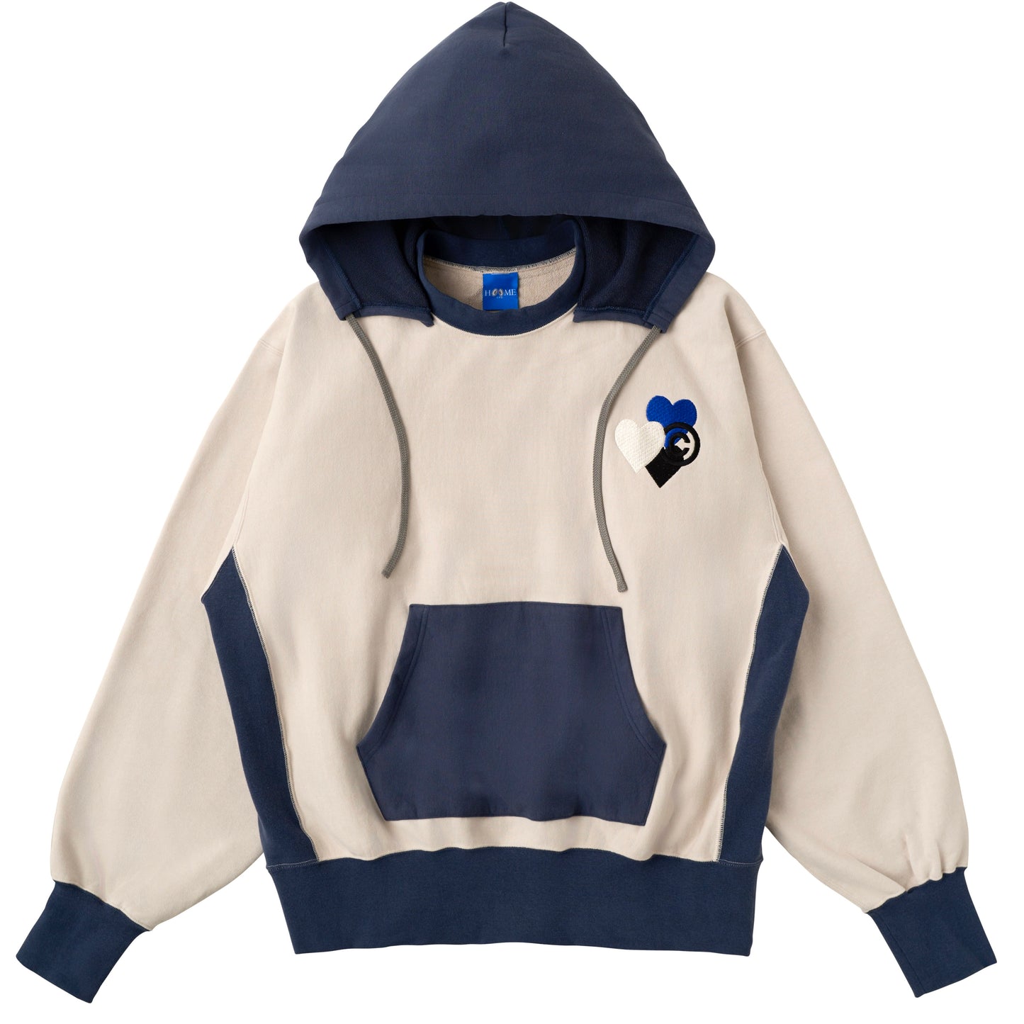 DOUBLE FACE HOODIE / Berge