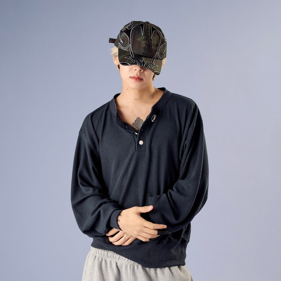 CPD THARMAL KNIT / Navy