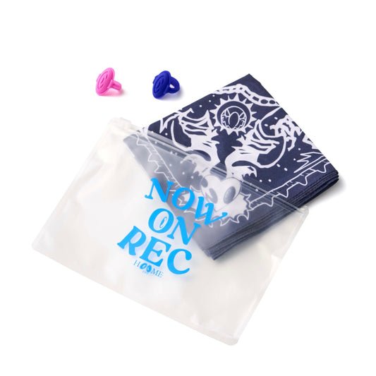 eNrOll Bandanna & eNrOll Rubber Ring Pink & Blue