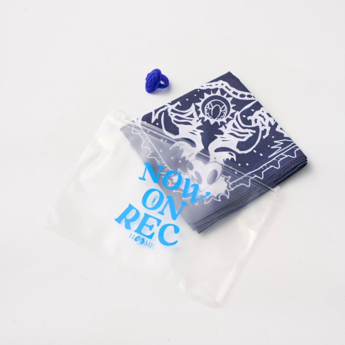 eNrOll Bandanna & eNrOll Rubber Ring Pink & Blue