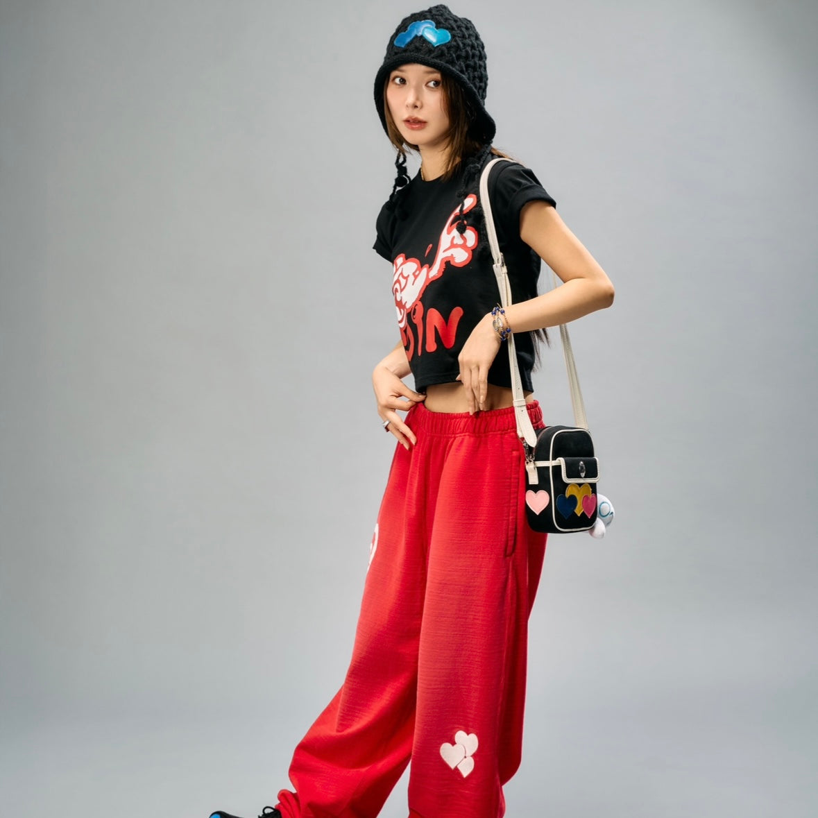 Mr.Shirai MINI TEE / Black