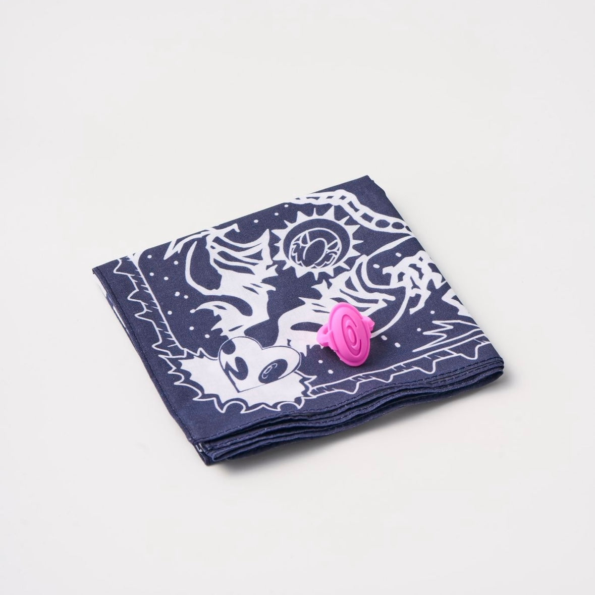 eNrOll Bandanna & eNrOll Rubber Ring Pink & Blue