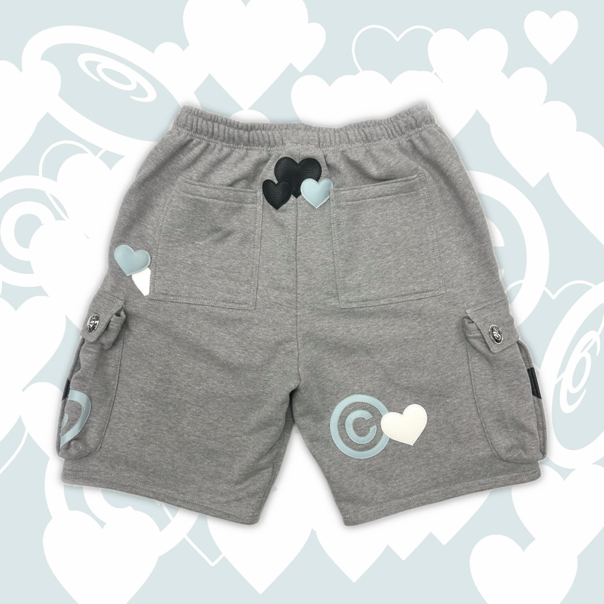 CPD LOVE PATCH SWEAT SHORTS #01