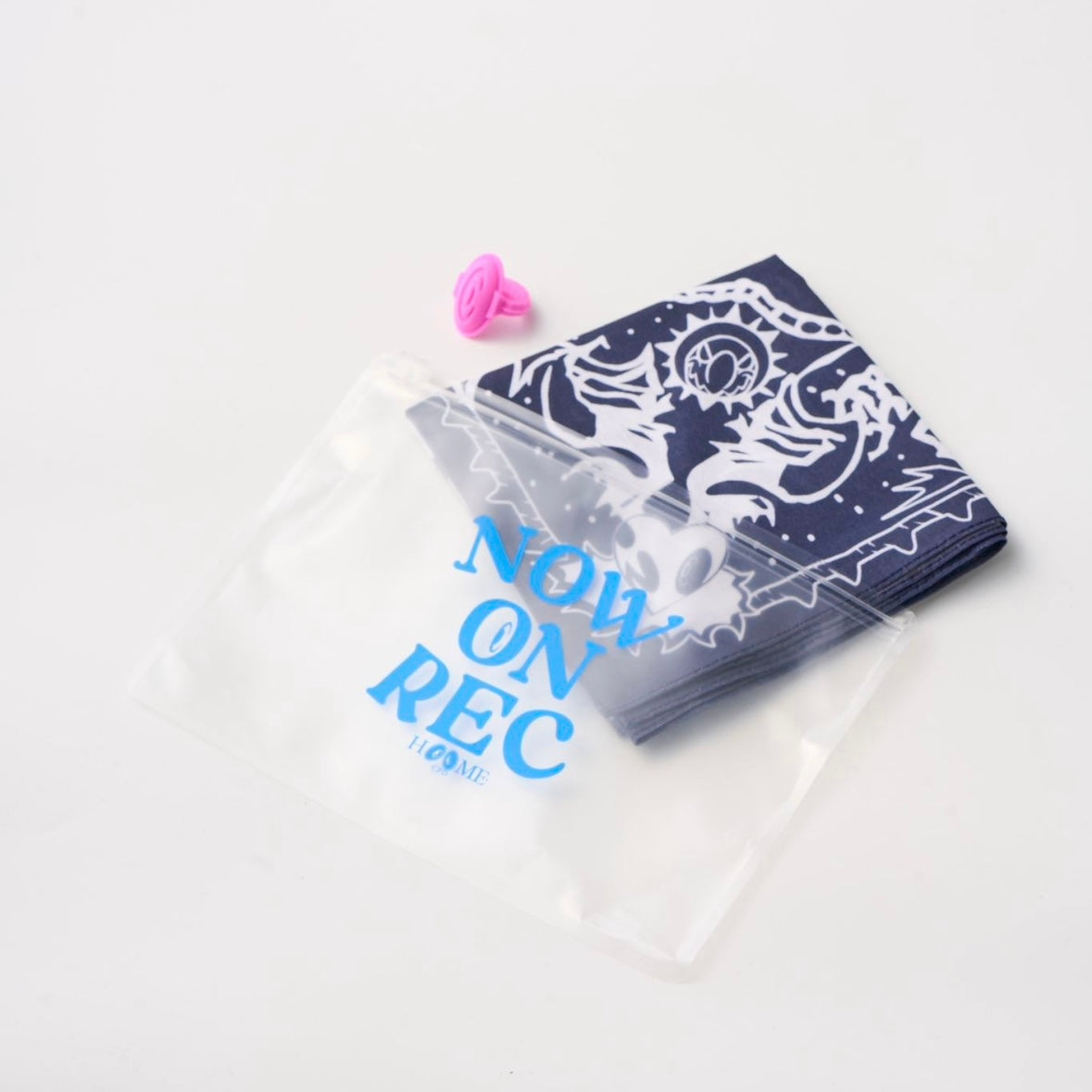 eNrOll Bandanna & eNrOll Rubber Ring Pink & Blue