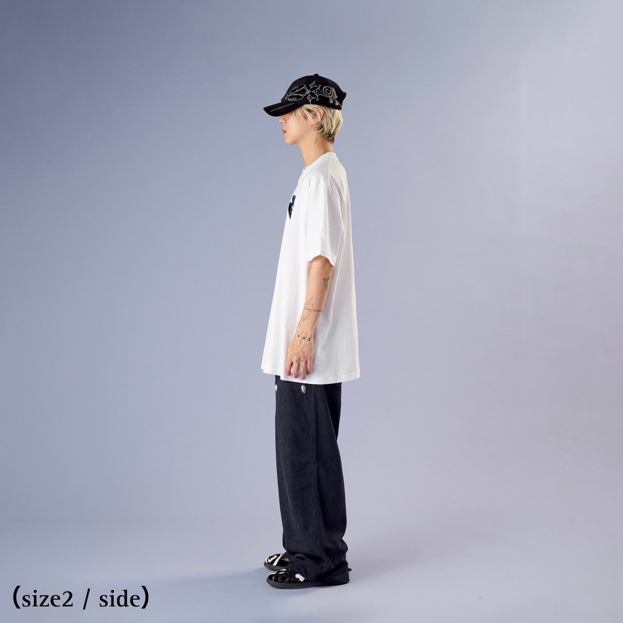 CPD HEART STITCH TEE / White