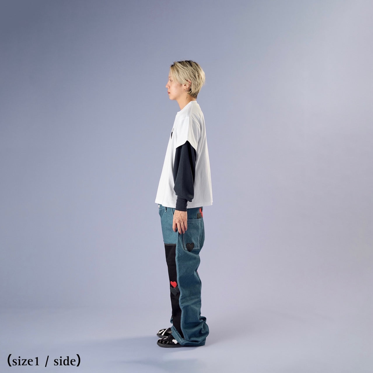 CPD HEART STITCH TEE / White