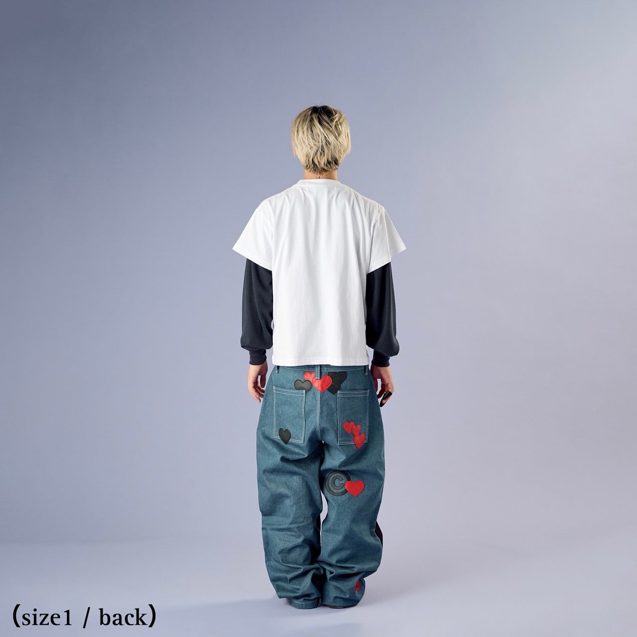 CPD HEART STITCH TEE / White