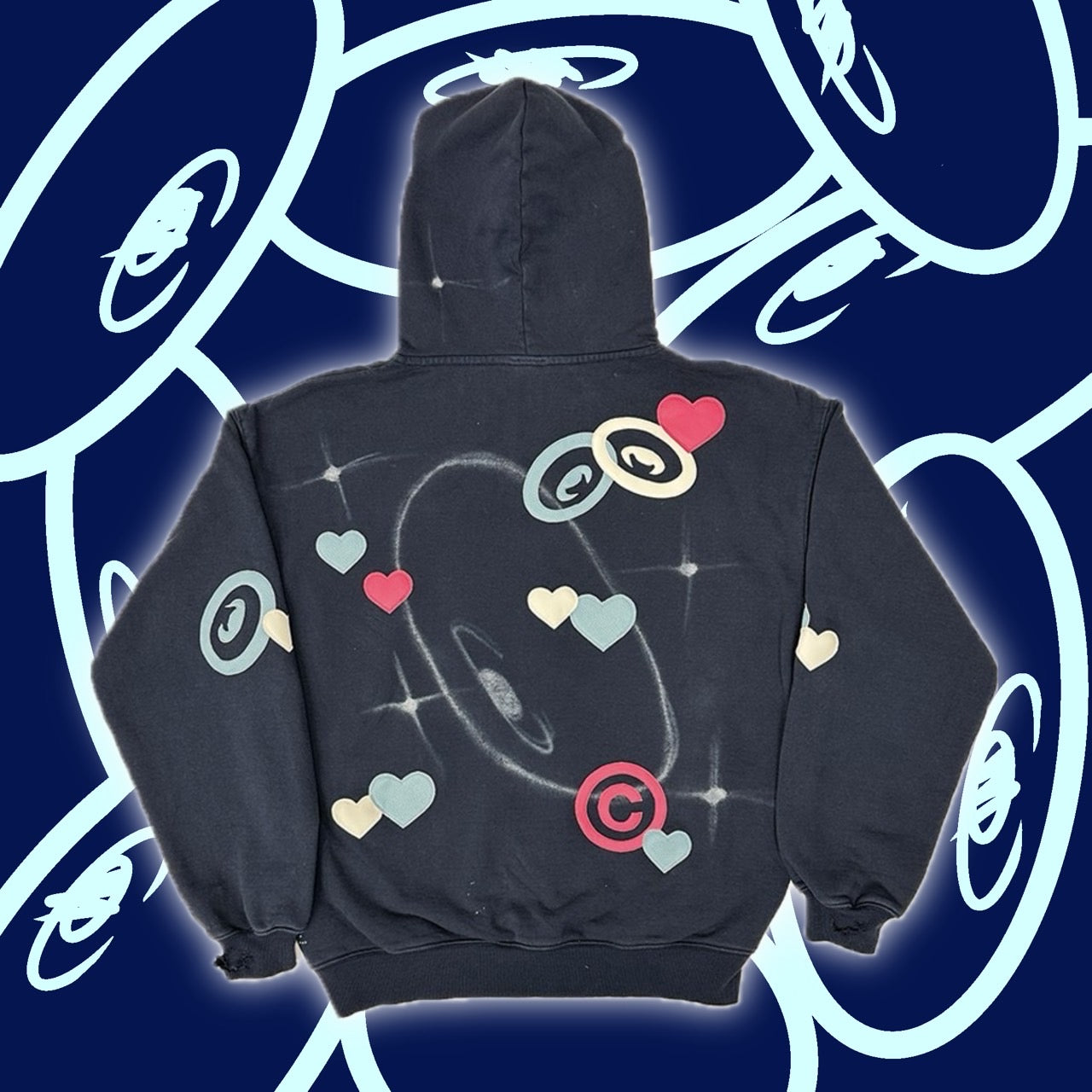 CPD LOVE Patch Zipper Hoodie