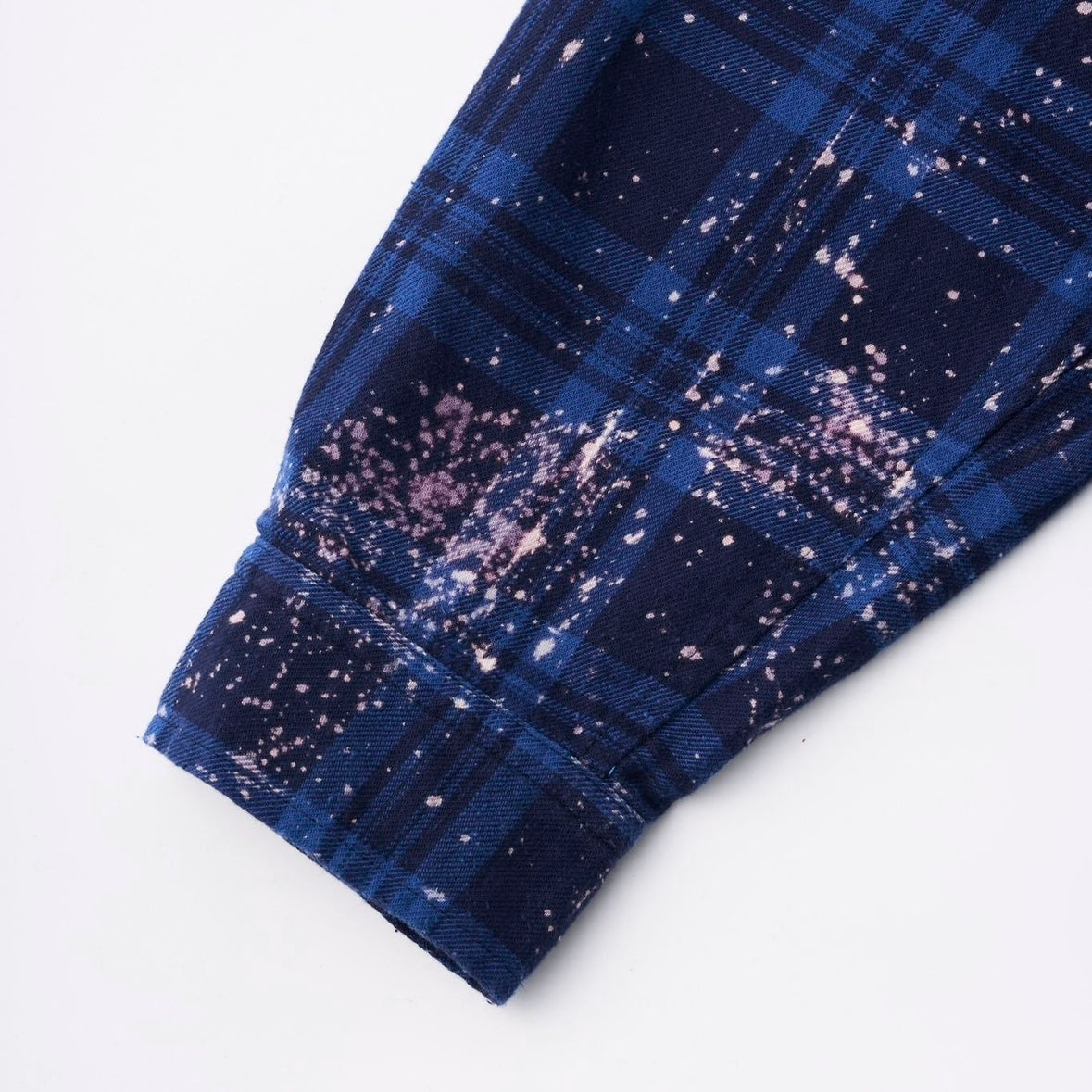 CPD LOVE SPLASHE FLANNEL SHIRTS / Navy Black CHECK
