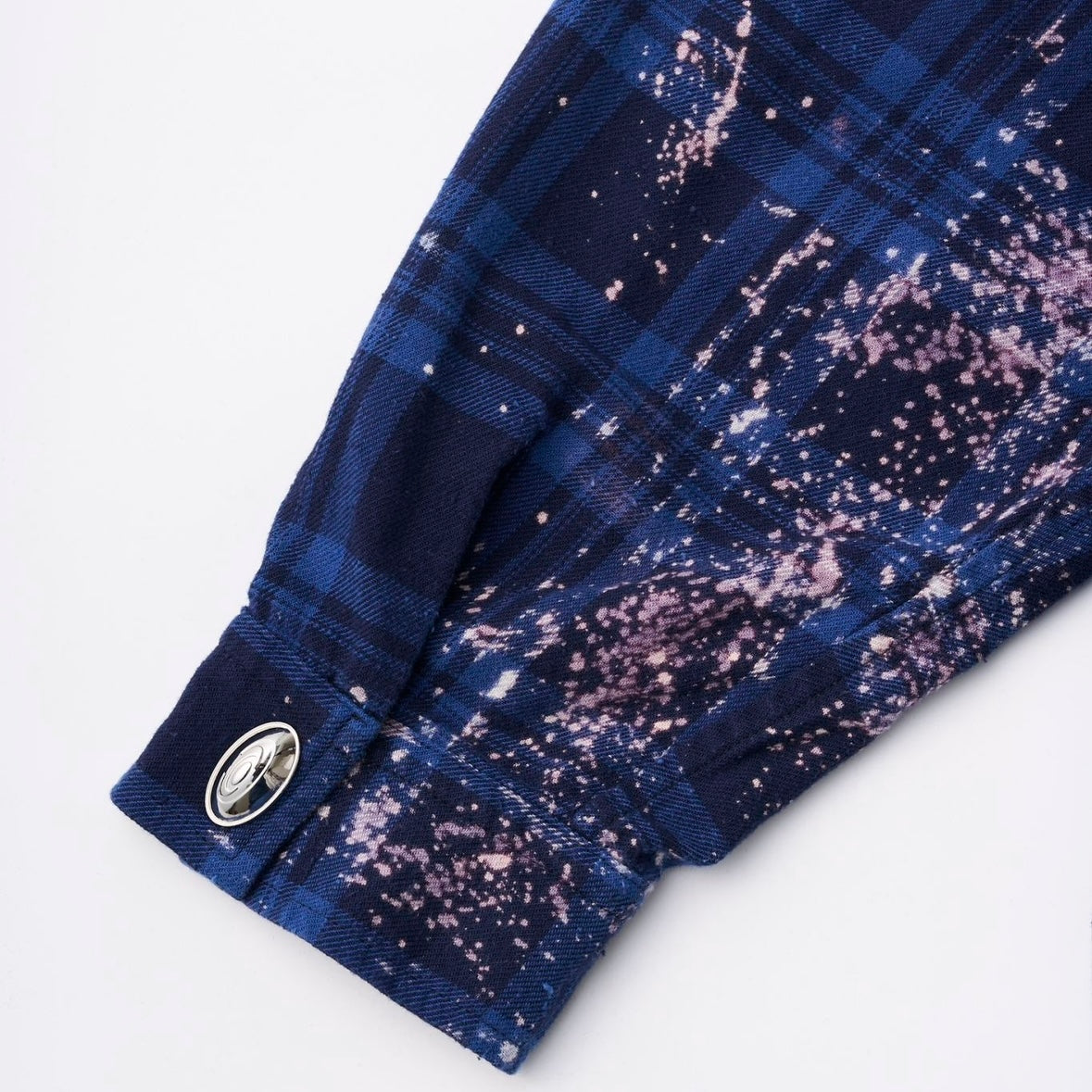 CPD LOVE SPLASHE FLANNEL SHIRTS / Navy Black CHECK