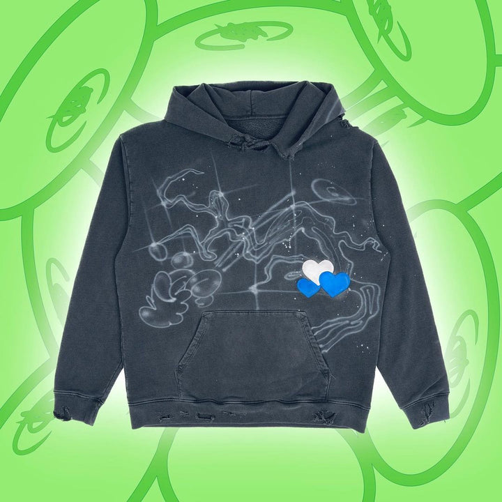 Pine tree pattern hoodie 