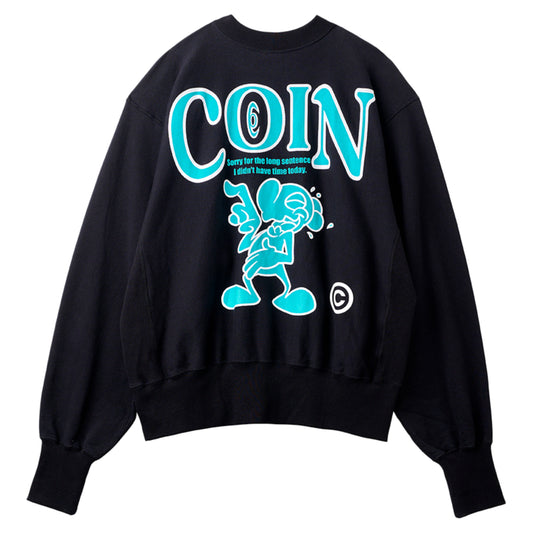 BRIDGE LOVE SILK Sweat shirt / BLACK