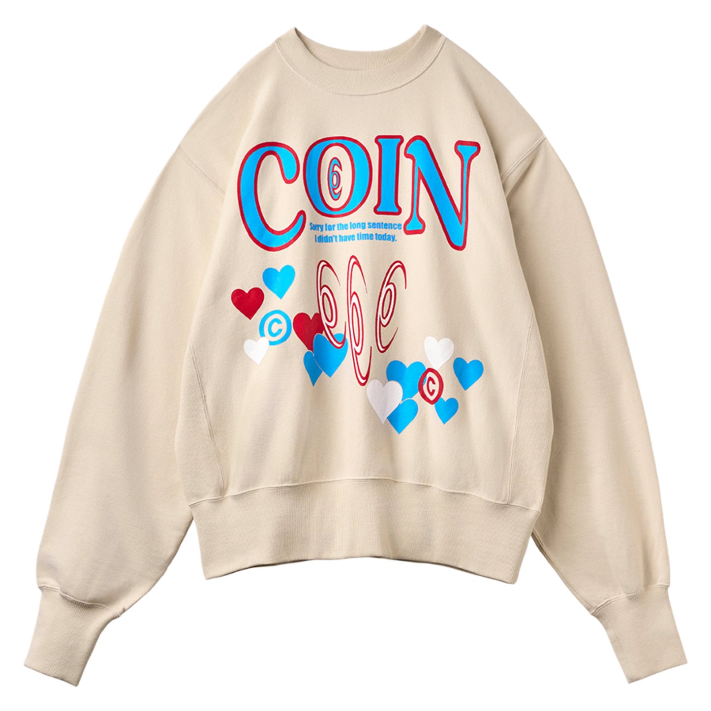 BRIDGE LOVE SILK Sweat shirt / IVORY