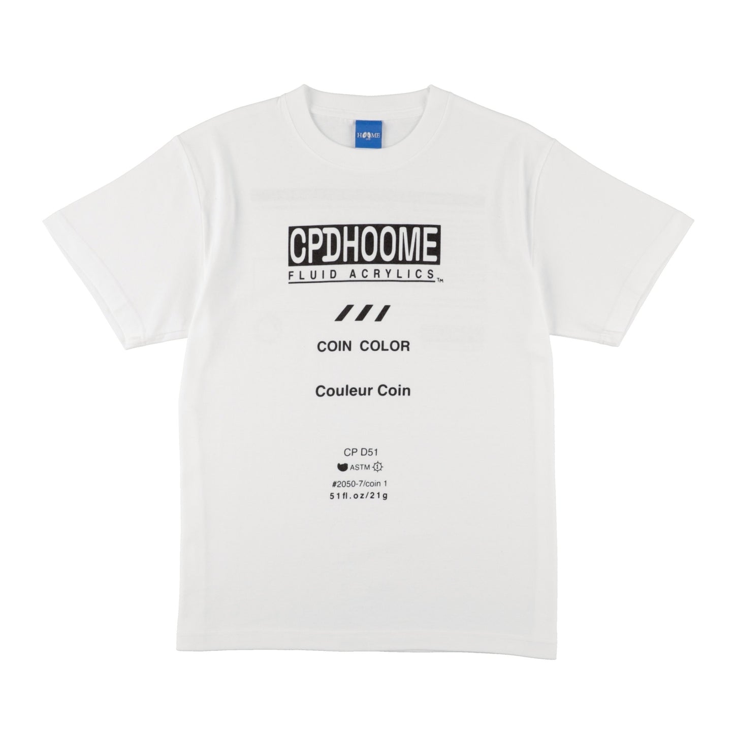 【COMING SOON】FLUID ACRYLICS TEE / White