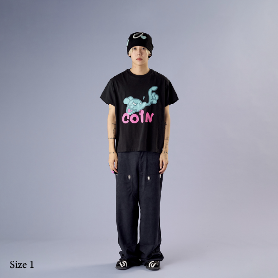 Mr.Shirai COiN TEE / Black
