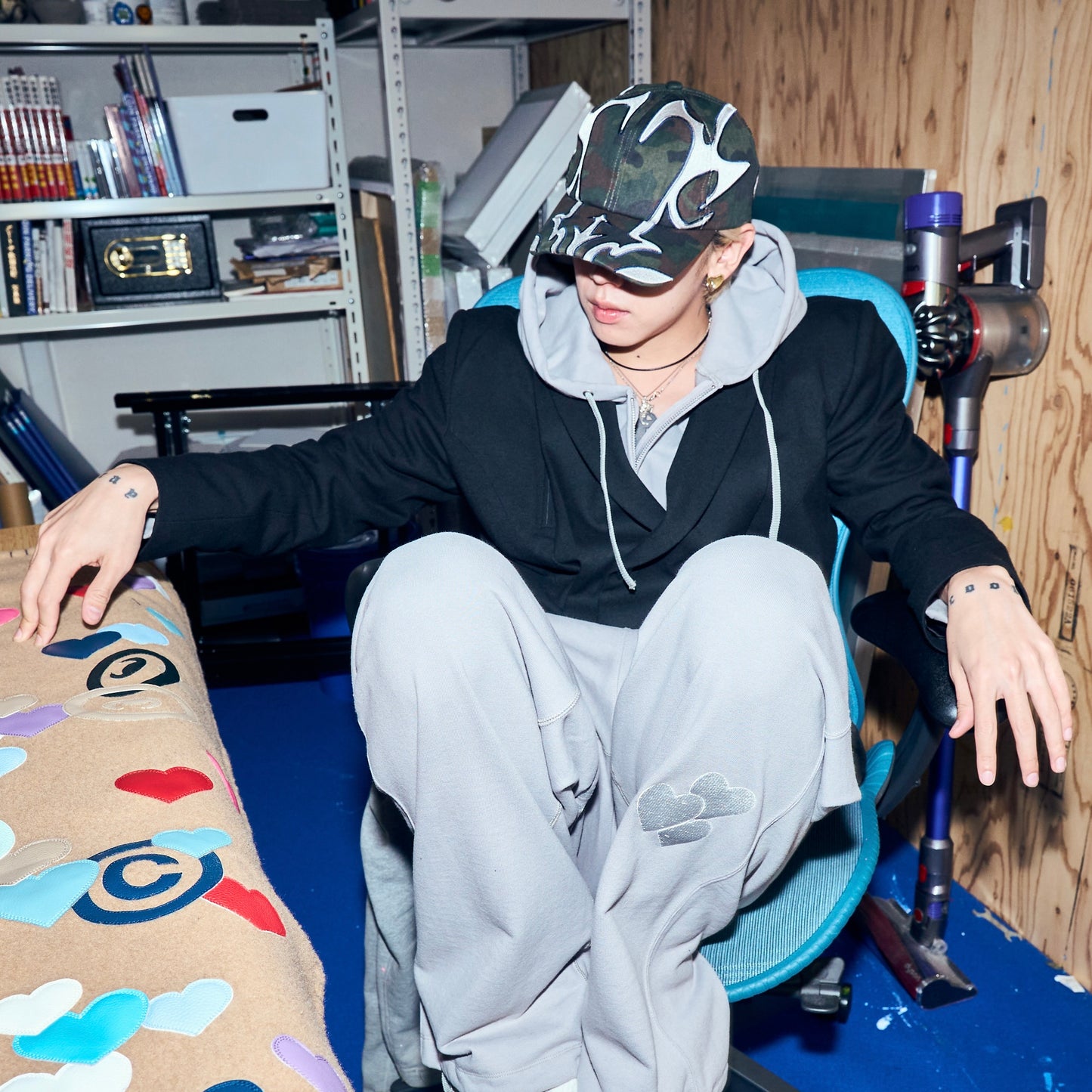 CPD "eNrOll" Cap / Dark Camo & White Embroidery