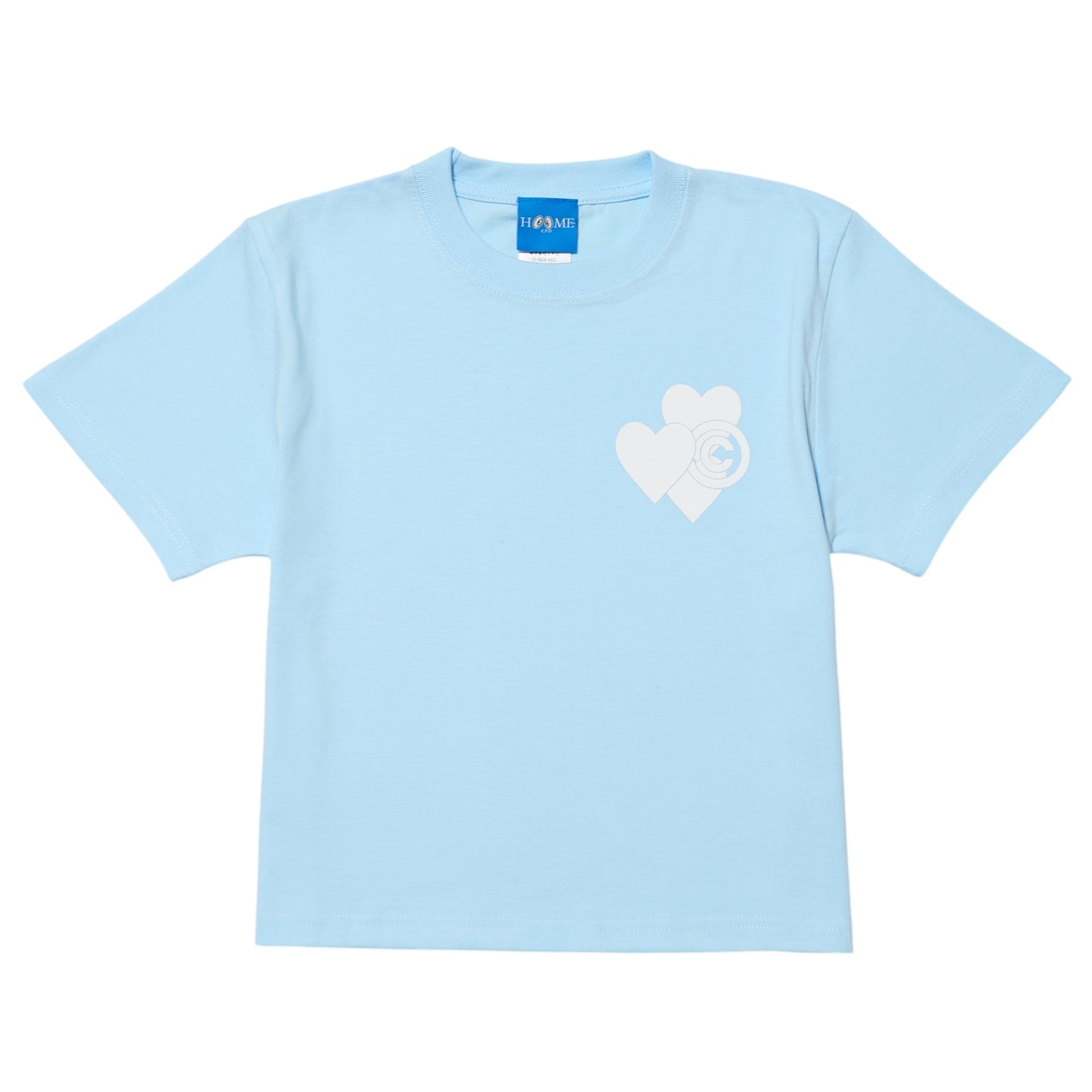 LOVE HEART MINI TEE / Sky Blue