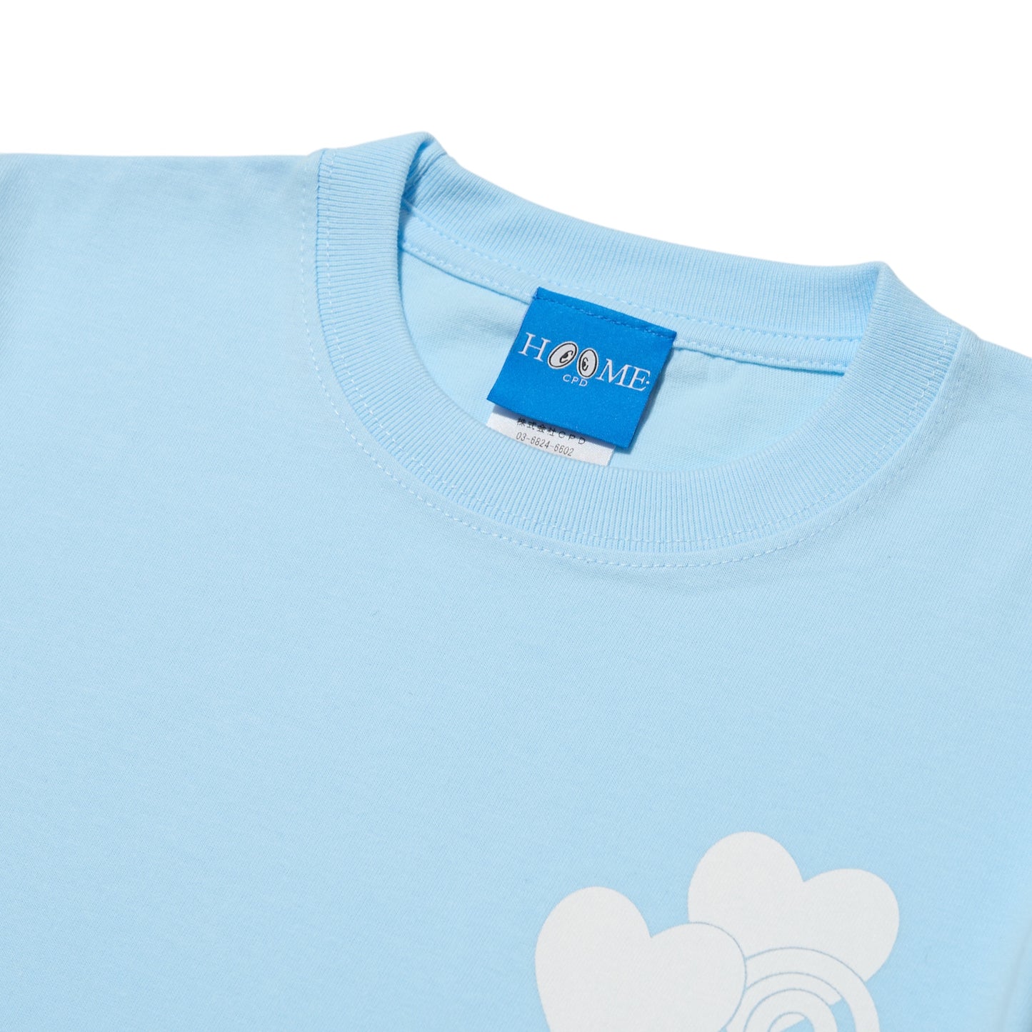 LOVE HEART MINI TEE / Sky Blue