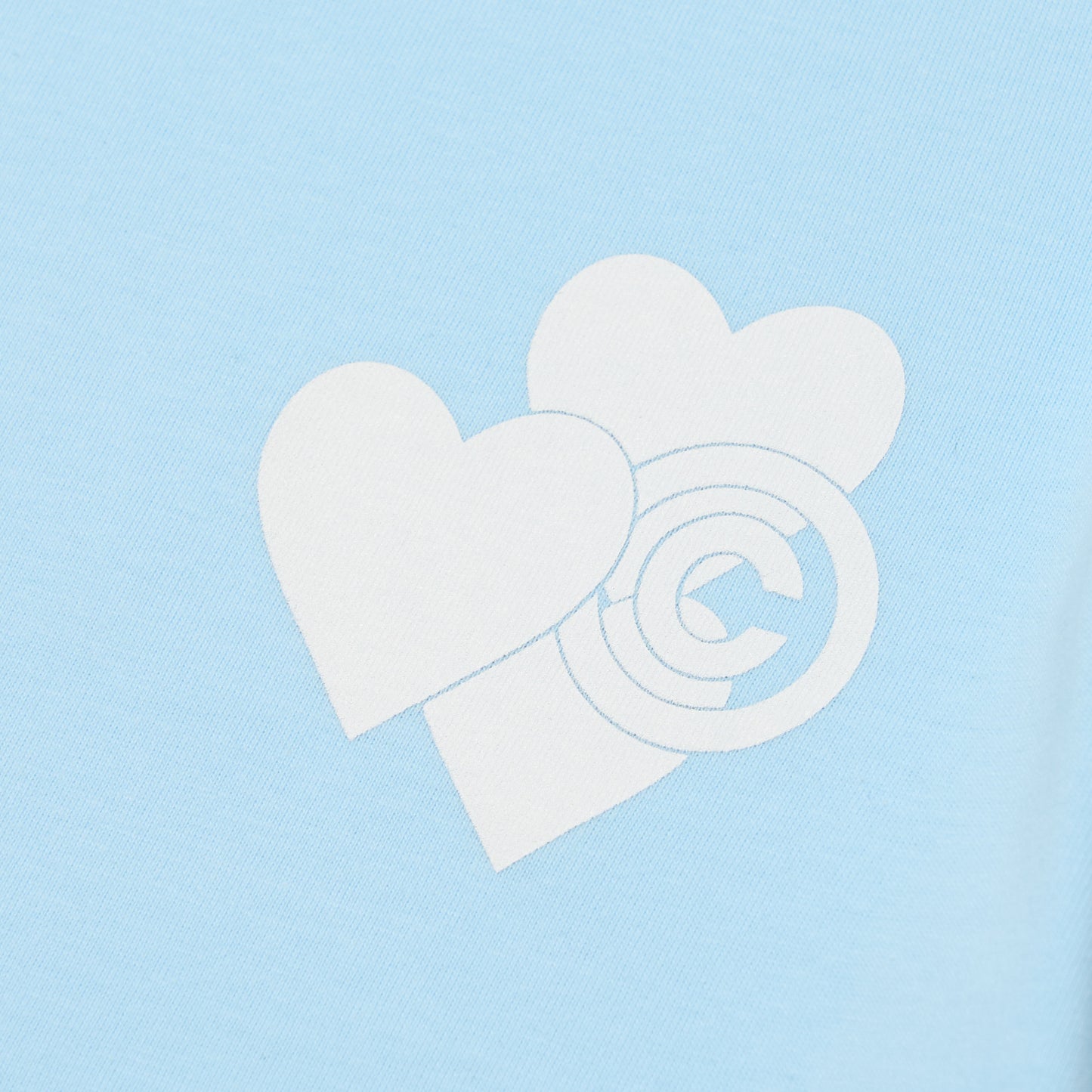 LOVE HEART MINI TEE / Sky Blue