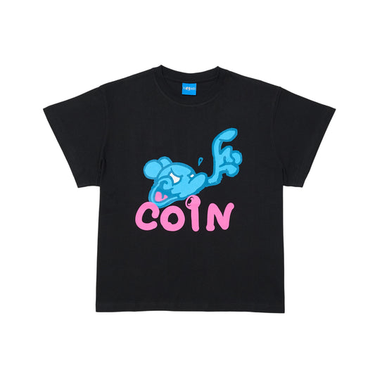Mr.Shirai COiN TEE / Black