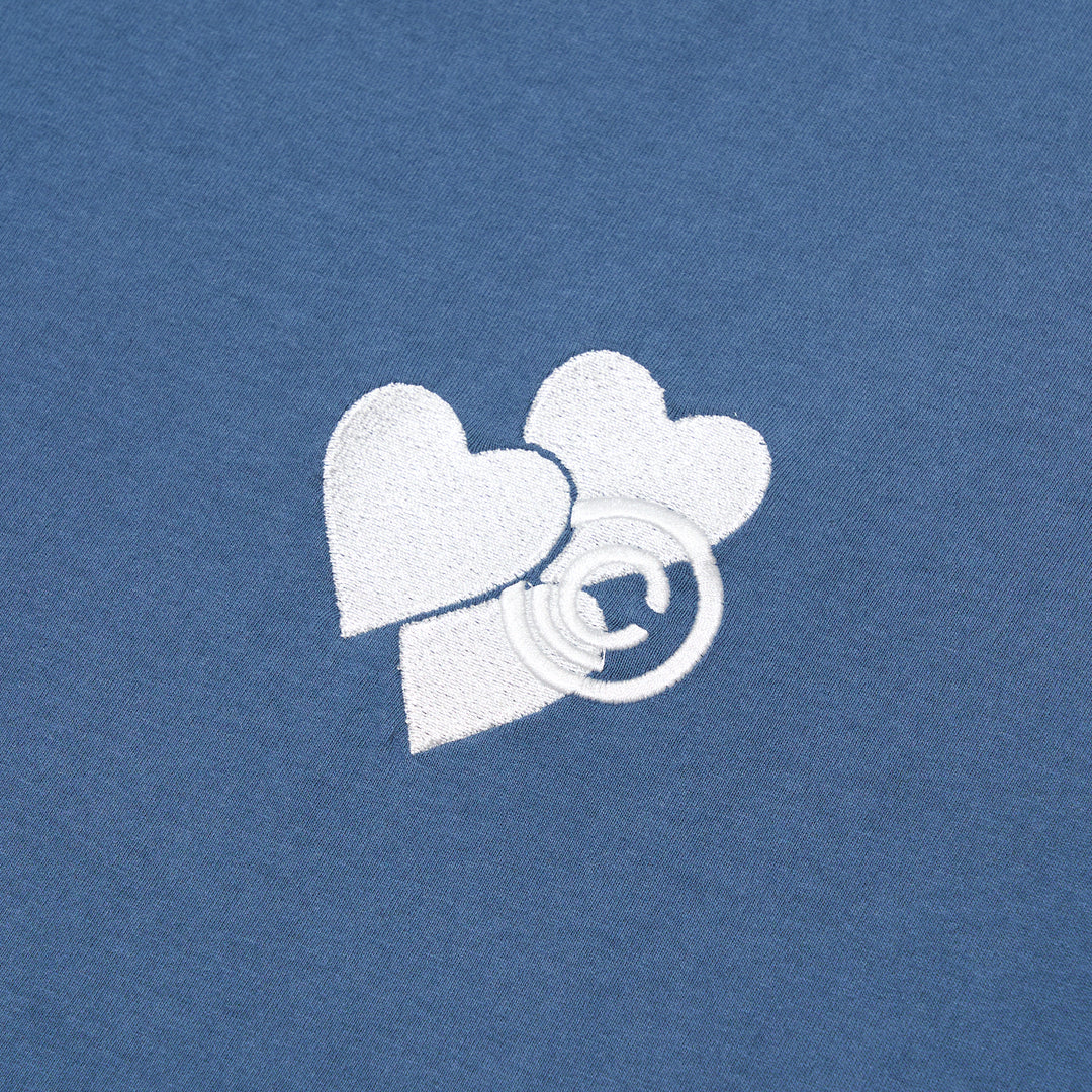 CPD HEART STITCH TEE / Blue
