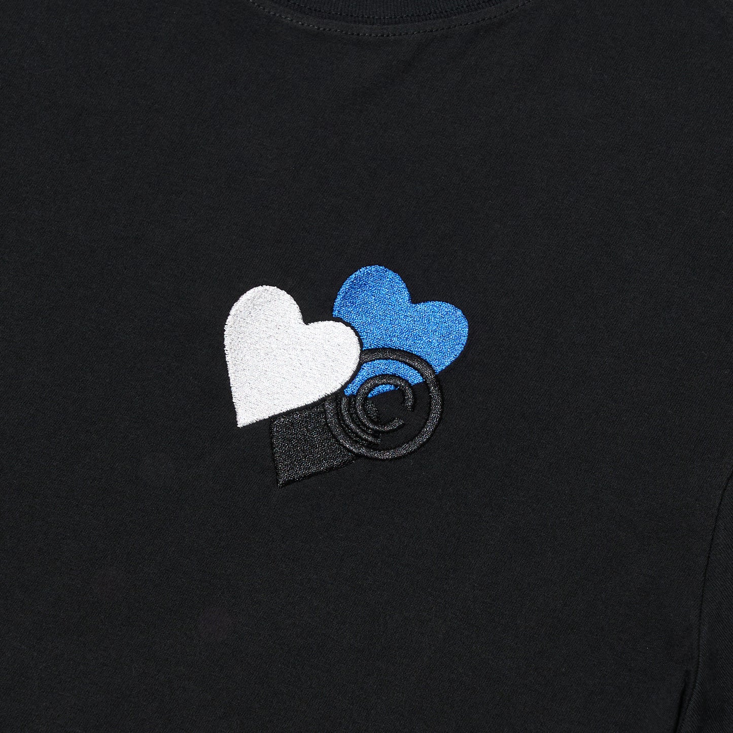CPD HEART STITCH TEE / Black