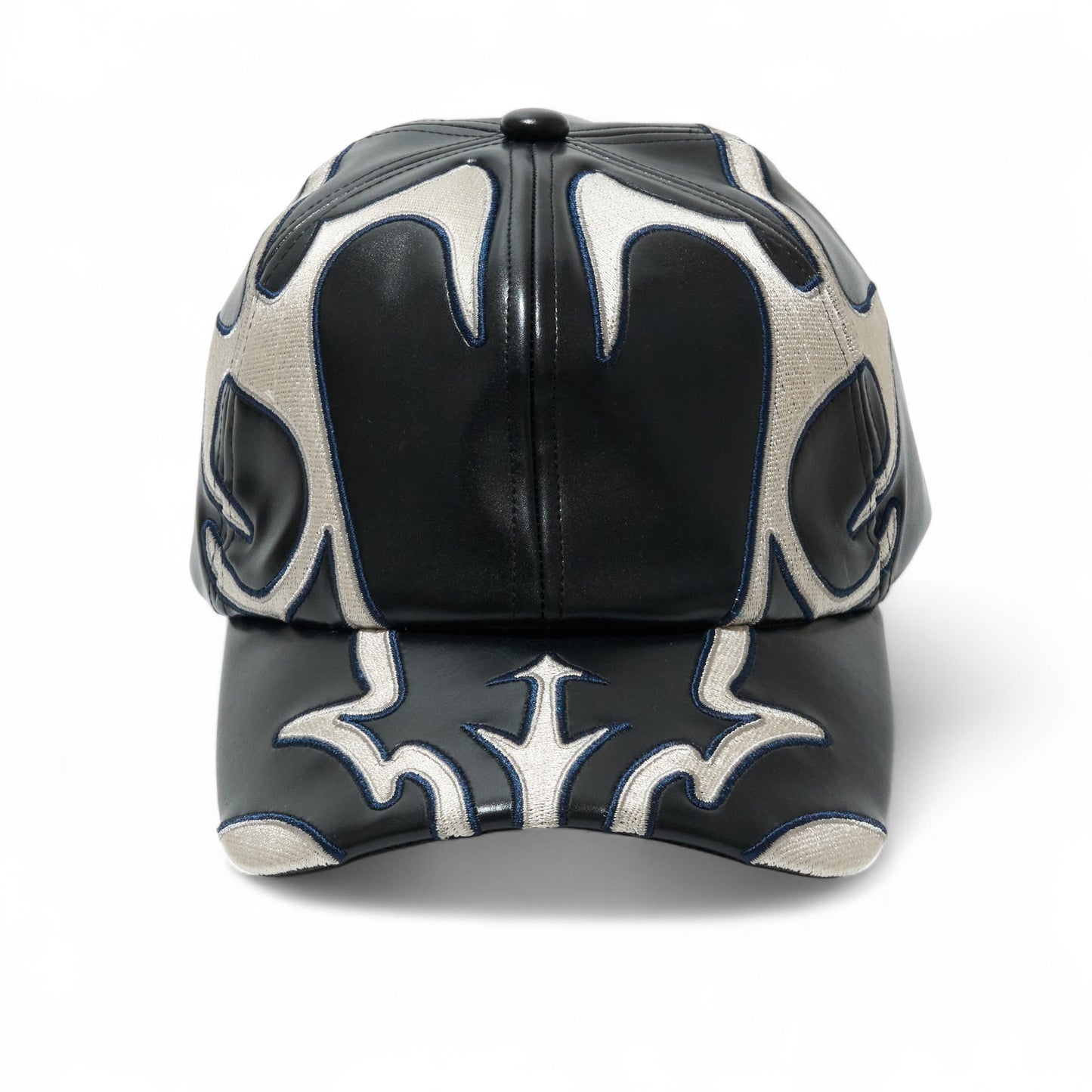 eNrOll Leather CAP / White