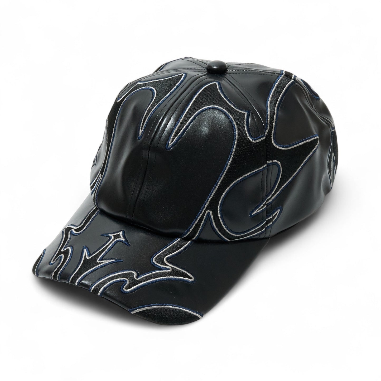 eNrOll Leather CAP / Black