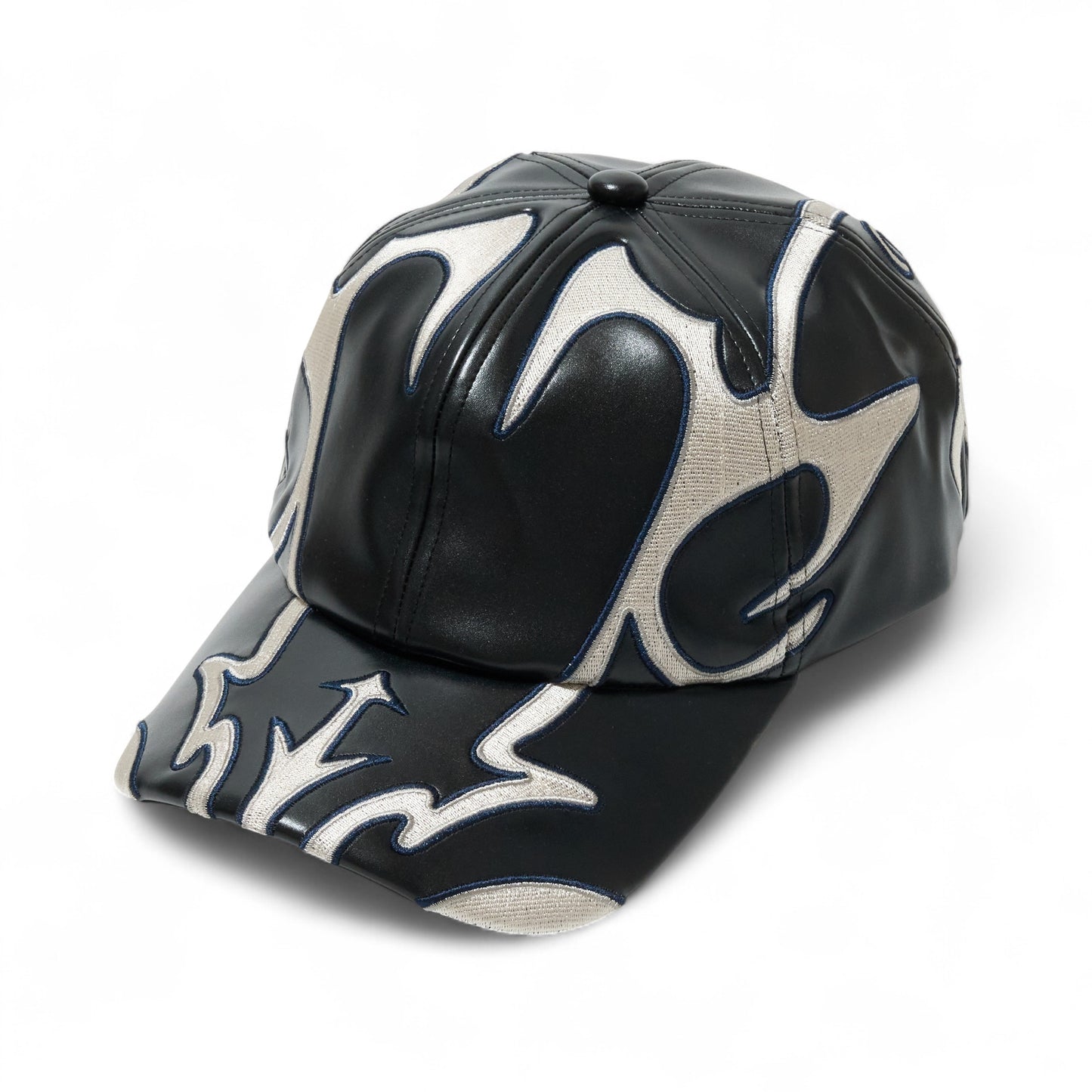 eNrOll Leather CAP / White