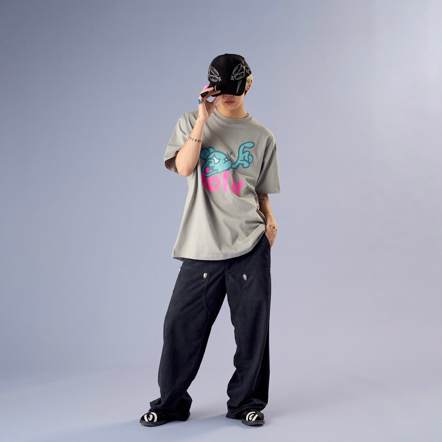Mr.Shirai COiN TEE / Gray