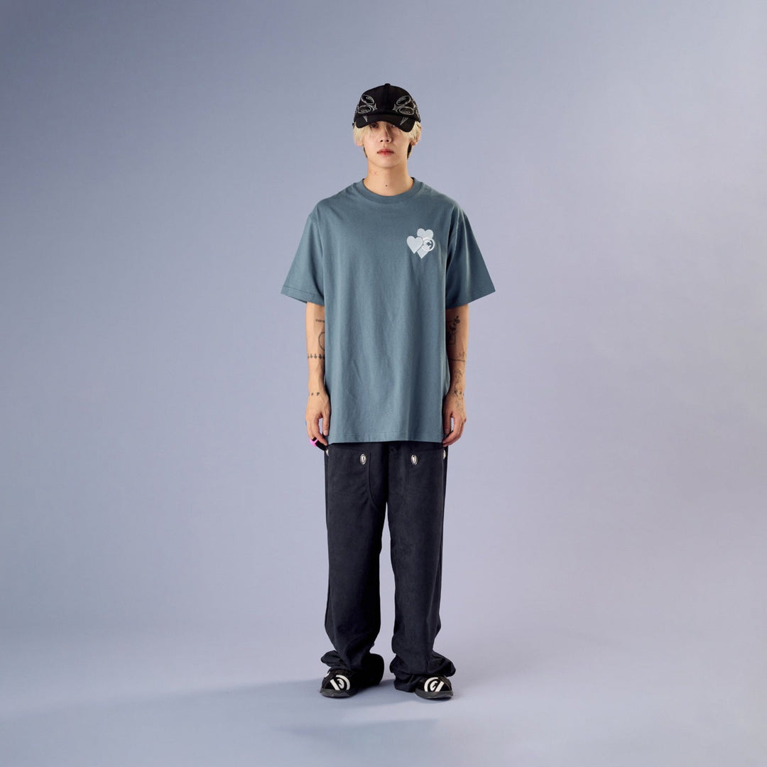 CPD HEART STITCH TEE / Blue