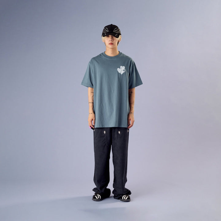 CPD HEART STITCH TEE / Blue