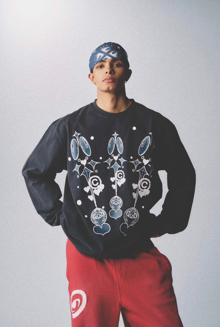 GILA GILA LONG SLEEVE TEE / Black
