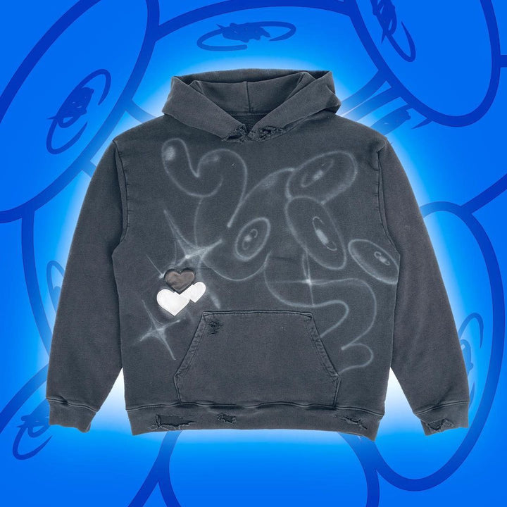 Pine tree pattern hoodie 