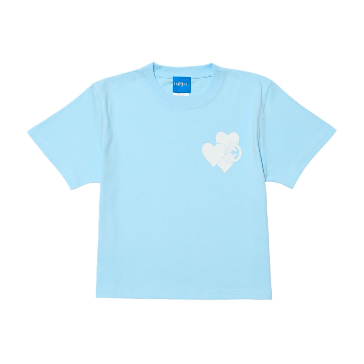 LOVE HEART MINI TEE / Sky Blue