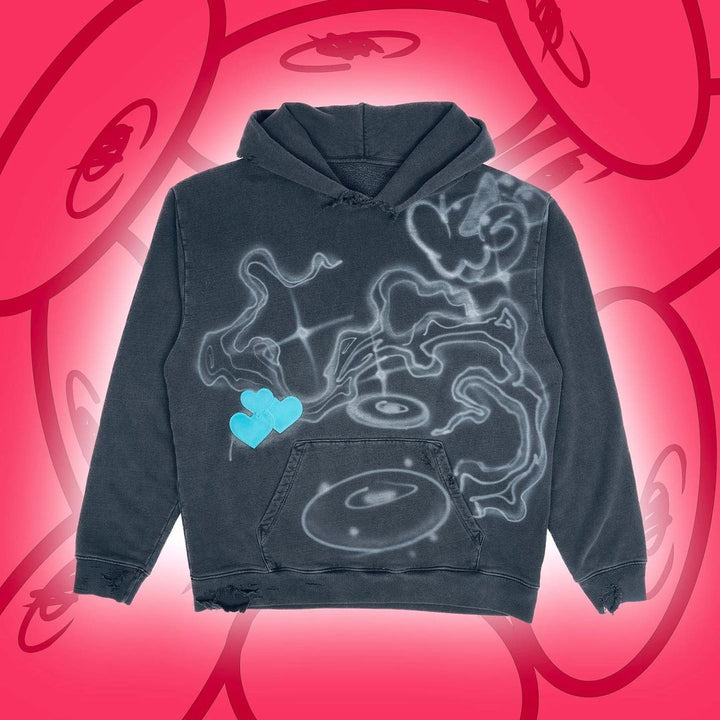 Pine tree pattern hoodie 