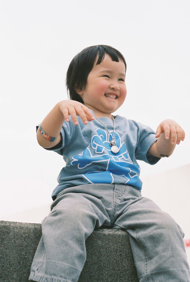 【KIDS】 Mr.Katayama KIDS TEE / Blue
