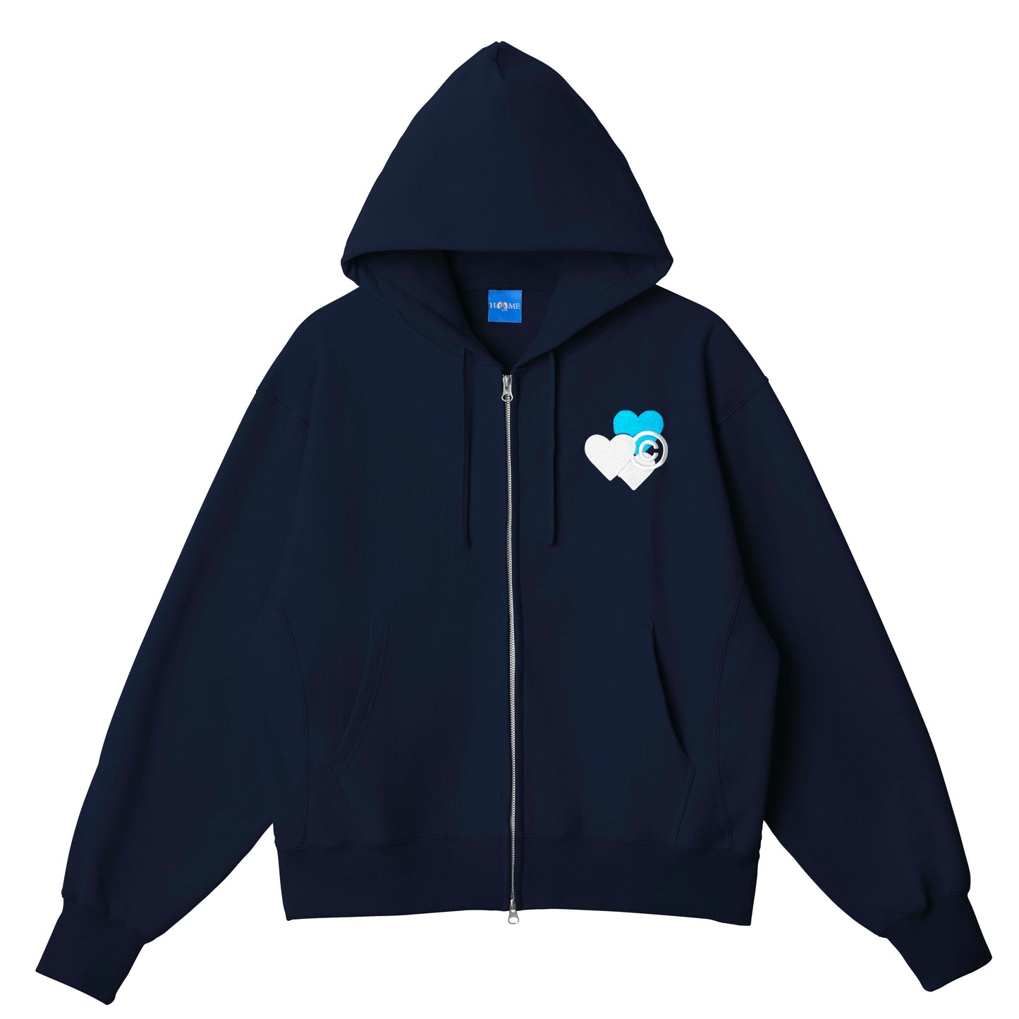 CPD LOVE STITCH HOODIE / Navy