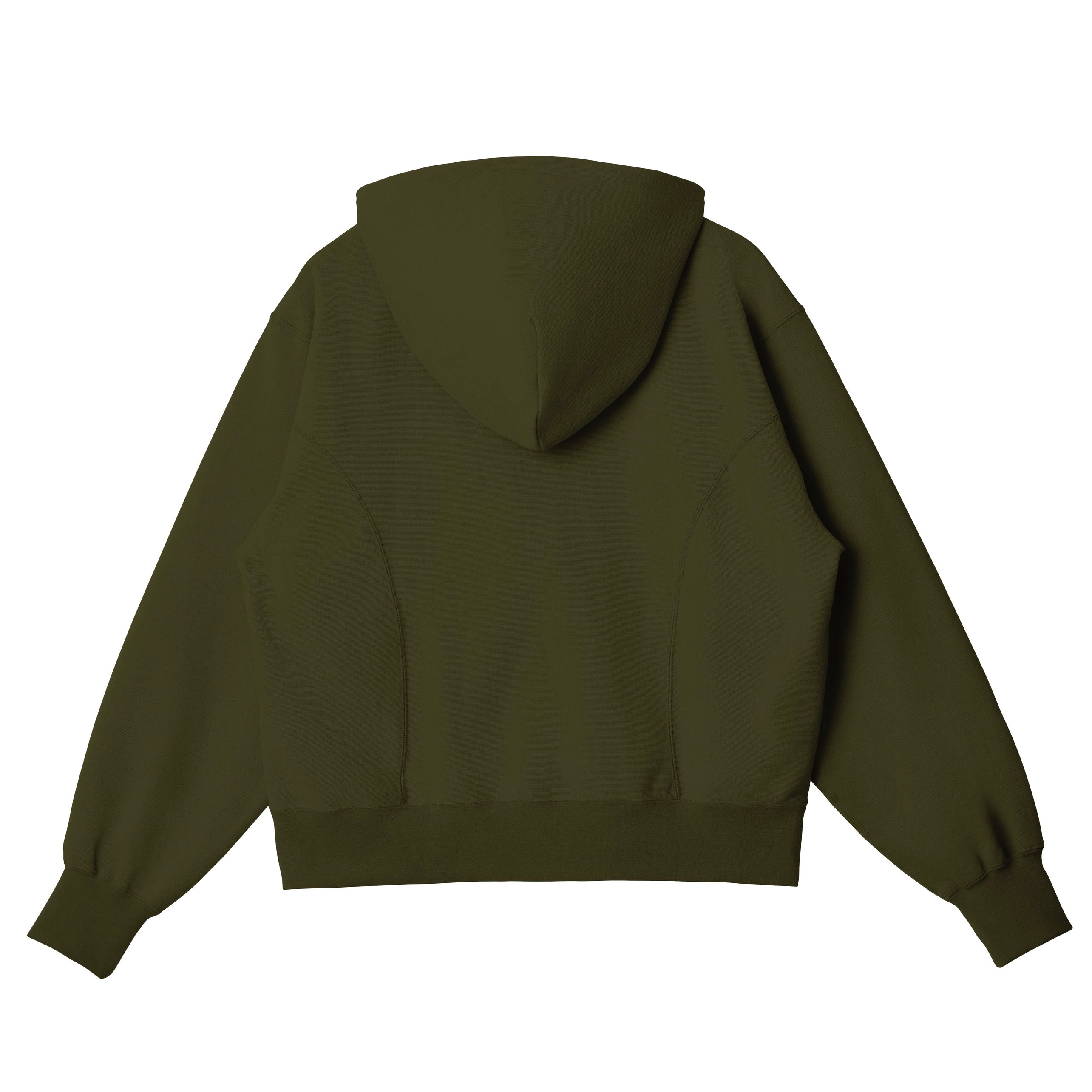 CPD LOVE STITCH HOODIE / Khaki White – COIN PARKING DELIVERY