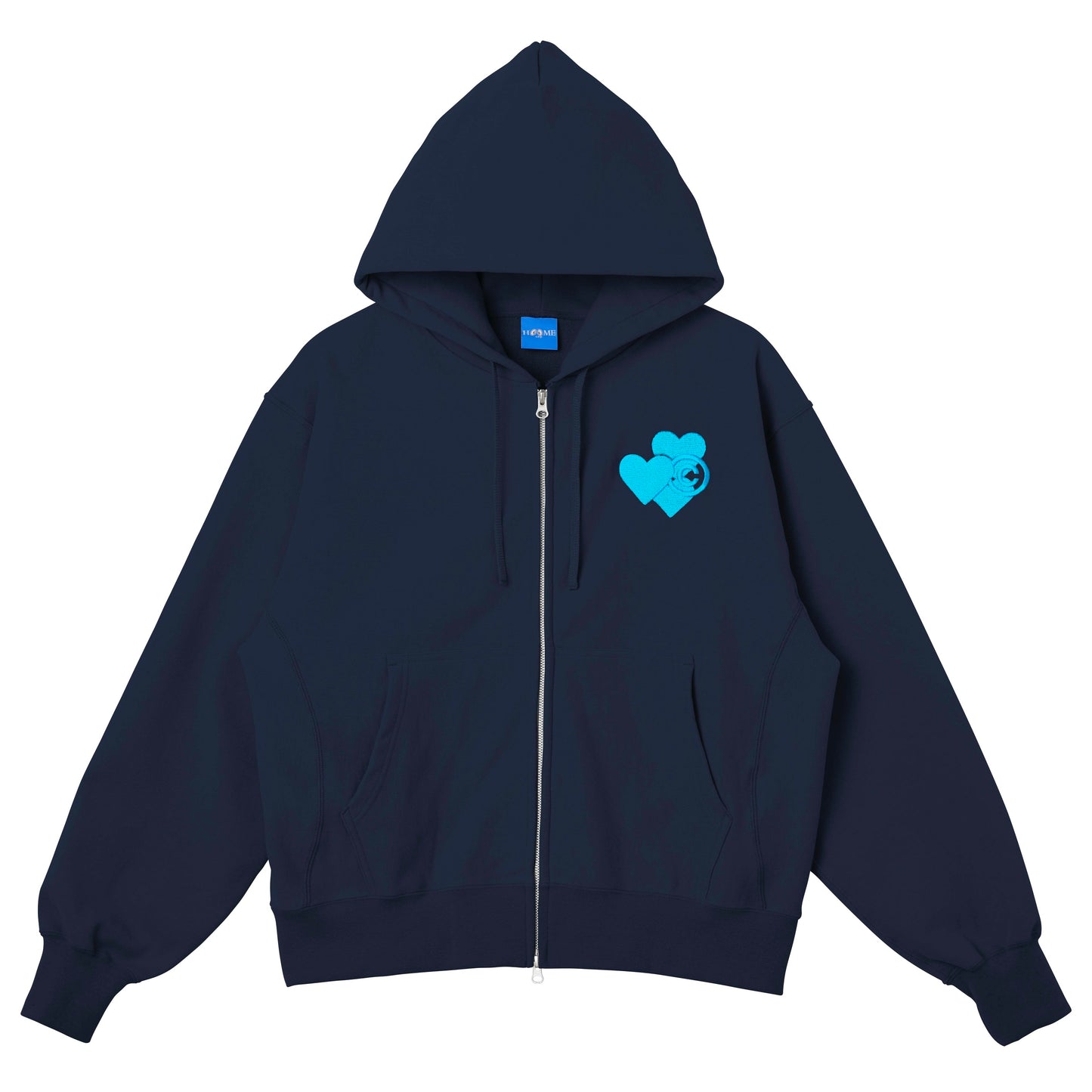 CPD LOVE STITCH HOODIE / Navy Blue