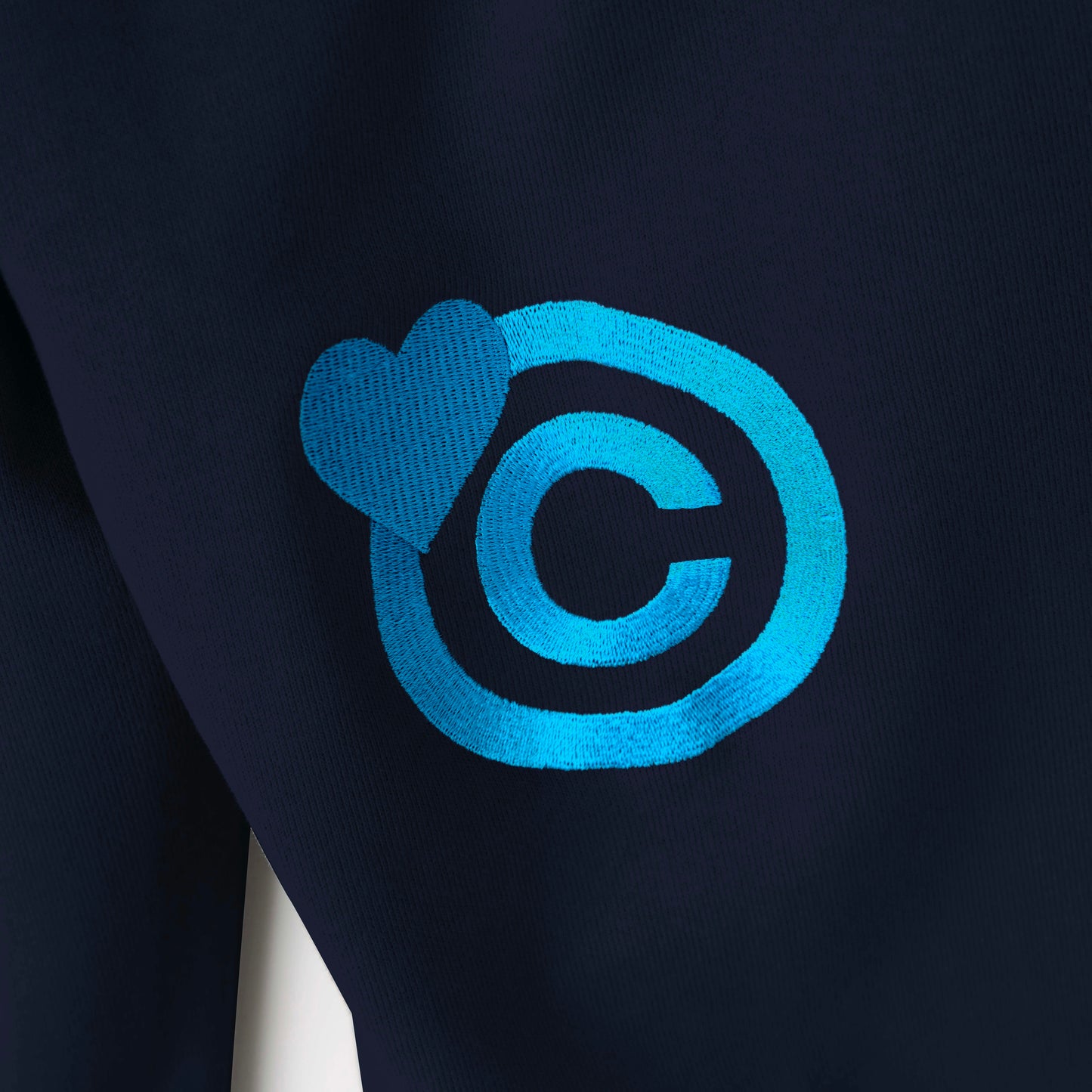 CPD LOVE STITCH SWEAT PANTS / Navy Blue
