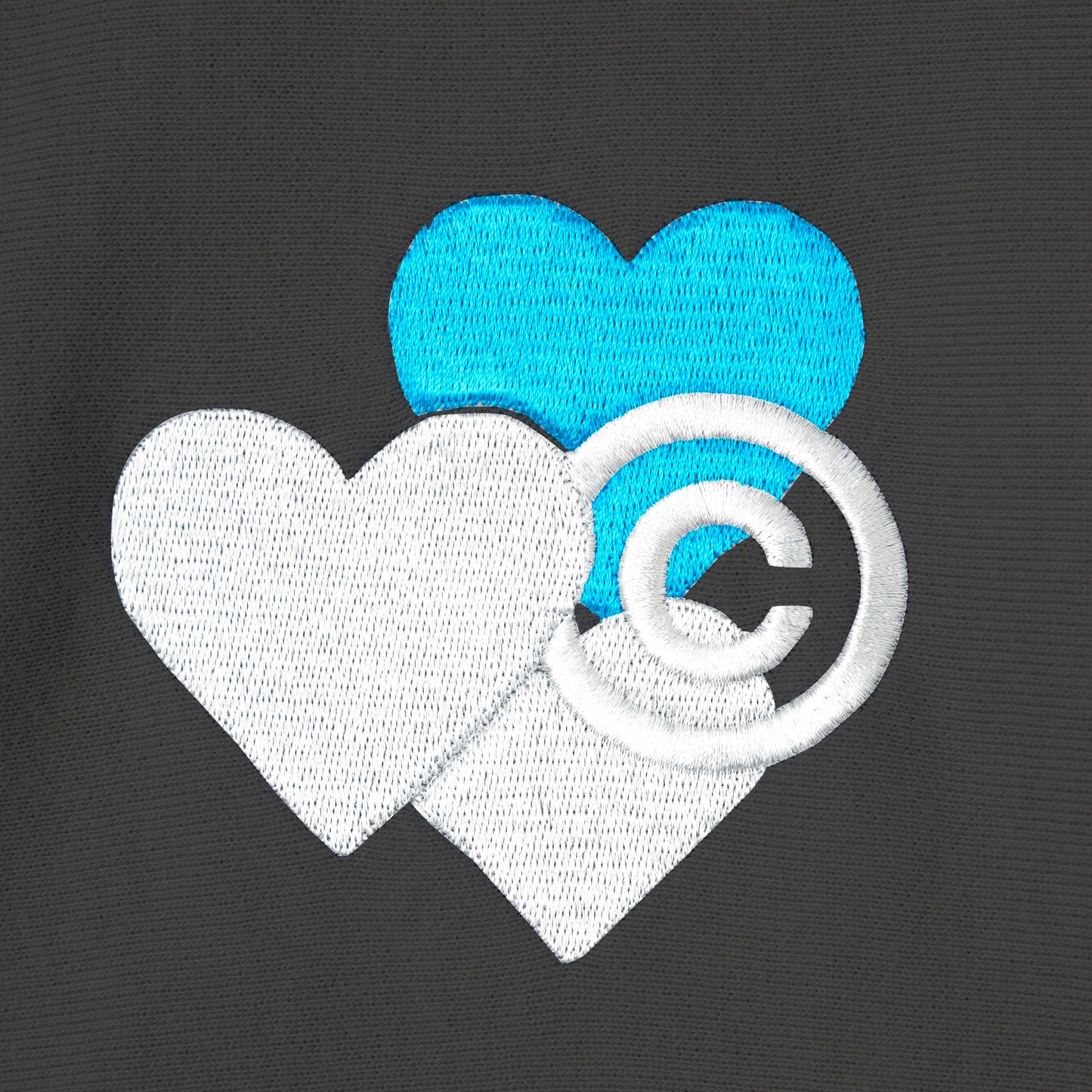CPD LOVE STITCH HOODIE / Charcoal Gray