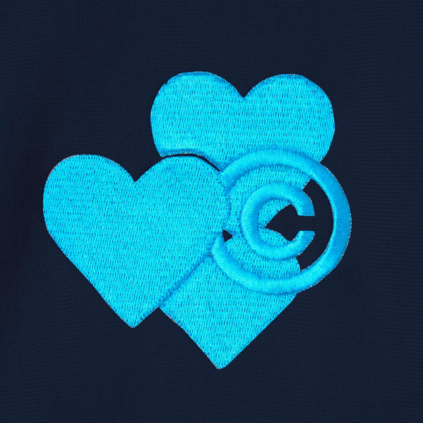 CPD LOVE STITCH HOODIE / Navy Blue