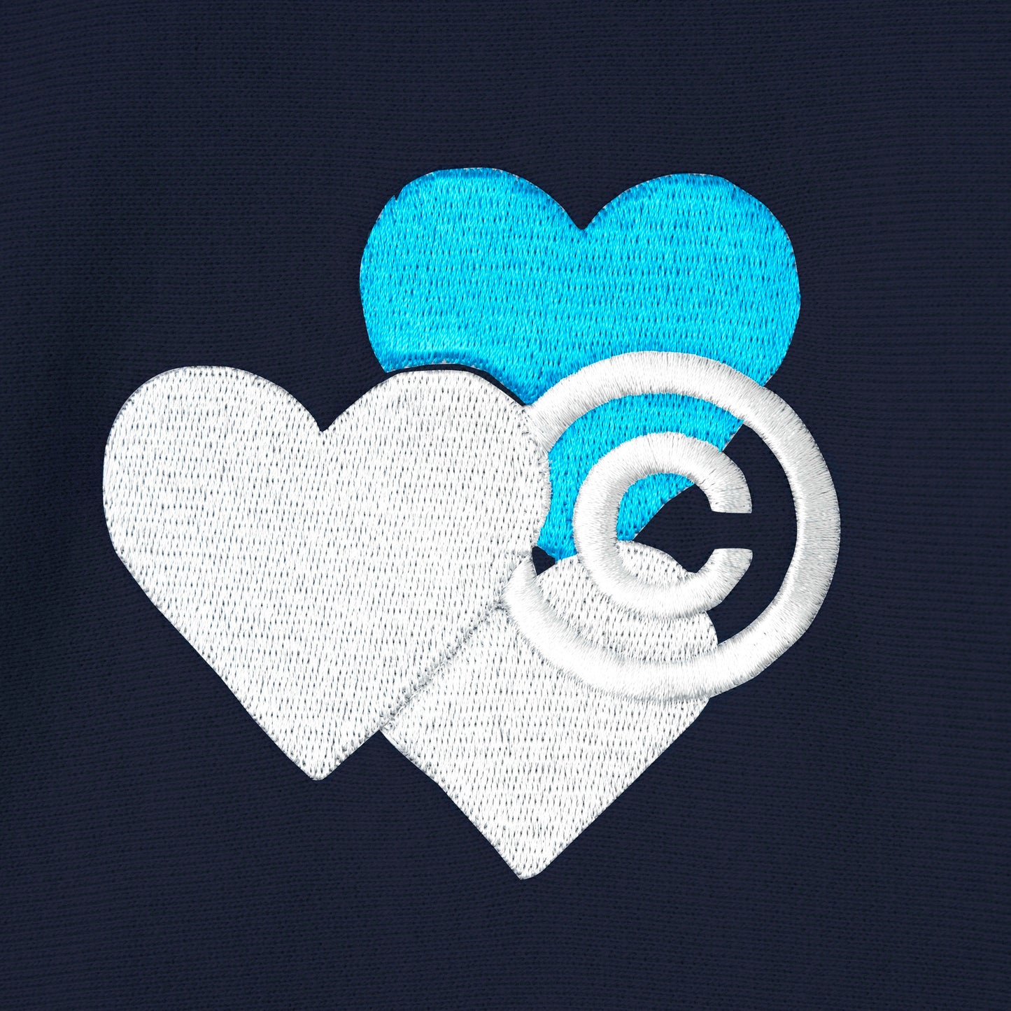 CPD LOVE STITCH HOODIE / Navy