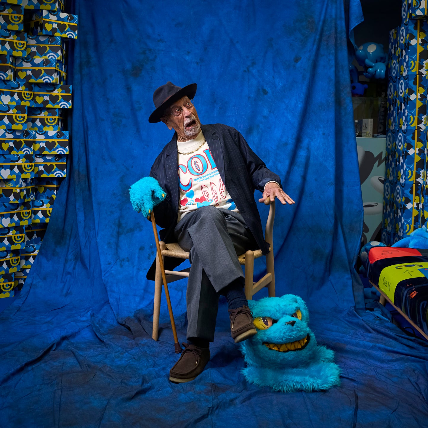 BRIDGE LOVE SILK Sweat shirt / IVORY