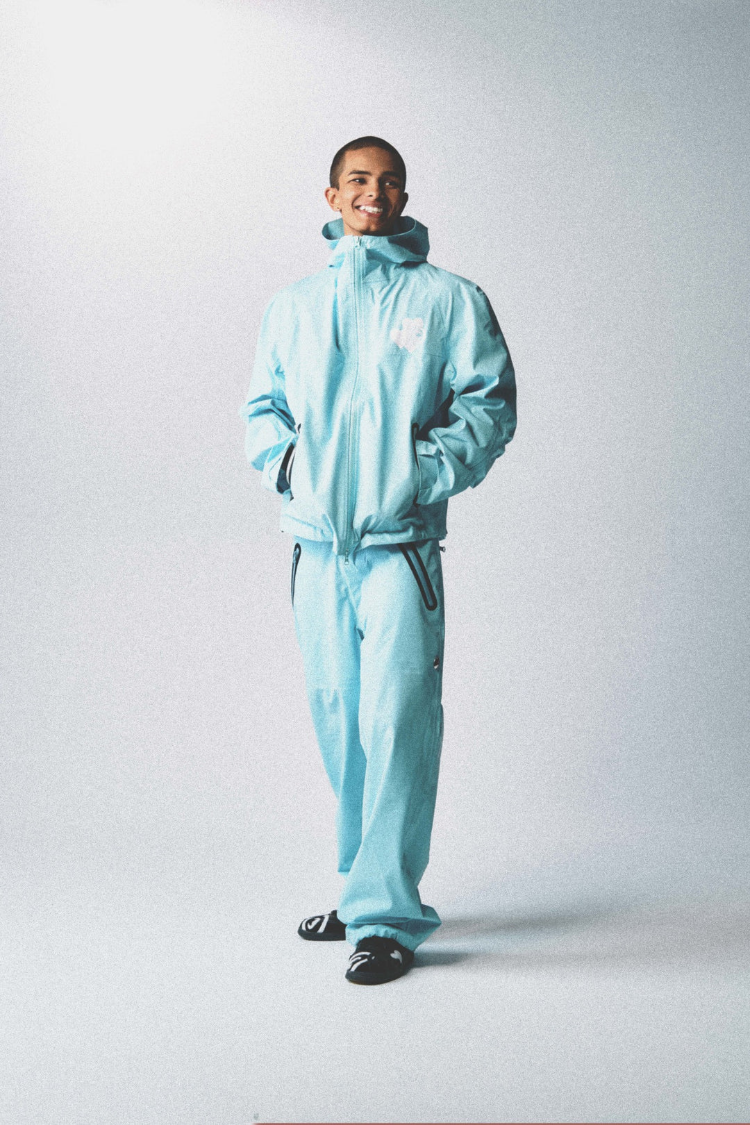 CPD WATER PROOF NYLON PANTS / Sax