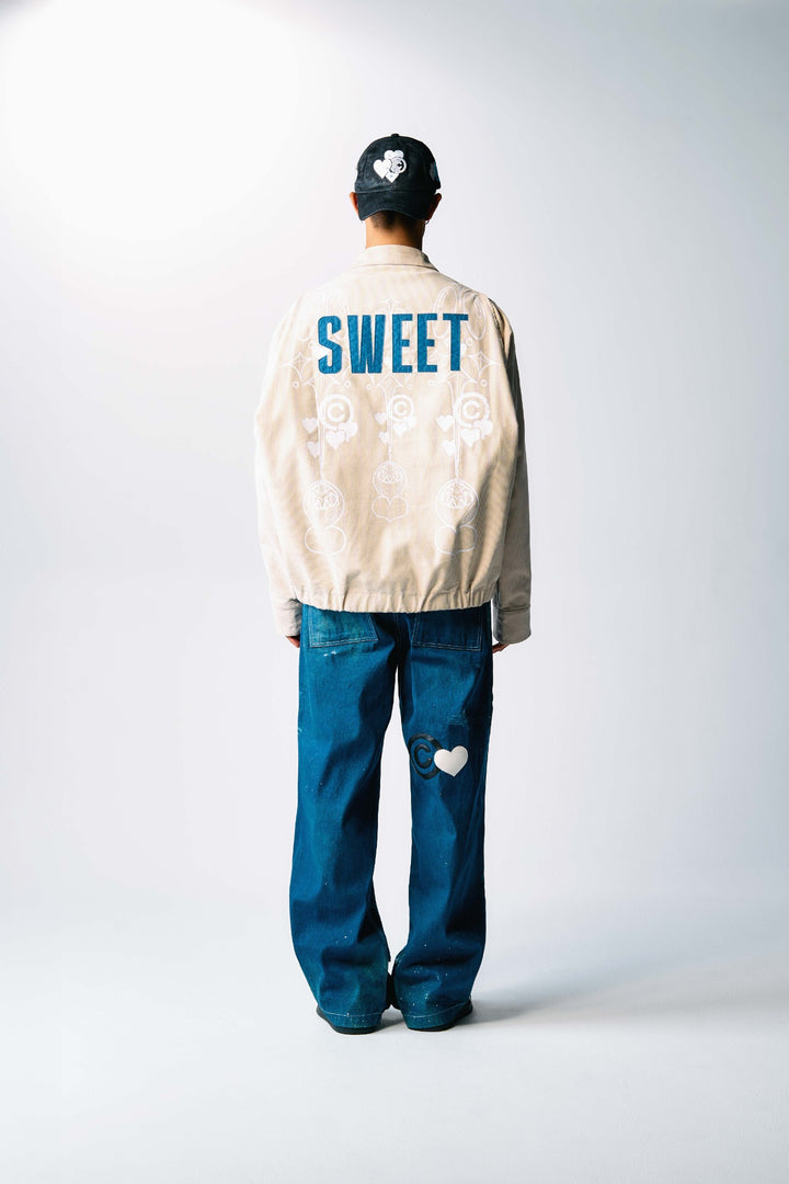 CPD SWEET LOGO JACKET / Vintage White