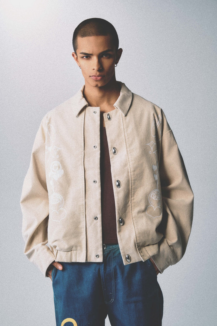 CPD SWEET LOGO JACKET / Vintage White